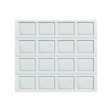 Wayne Dalton 8000 Garage DOOR, 8 ft W x 7 ft H DOOR, Steel DOOR, White